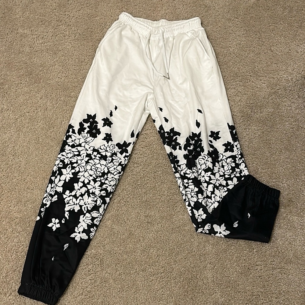 Floral Sweat Pants